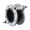 Compensator type 53 colour black - polyamide liner - flanges - steel or stainless steel - model 'C’ with movement limiters